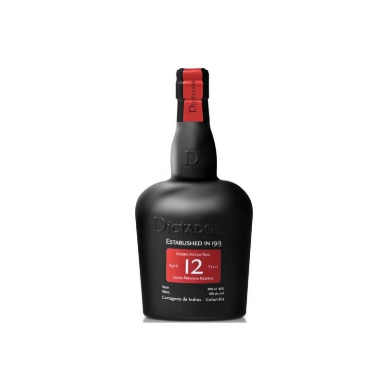 Dictador 12 Years Rum (GB+2 glasses)