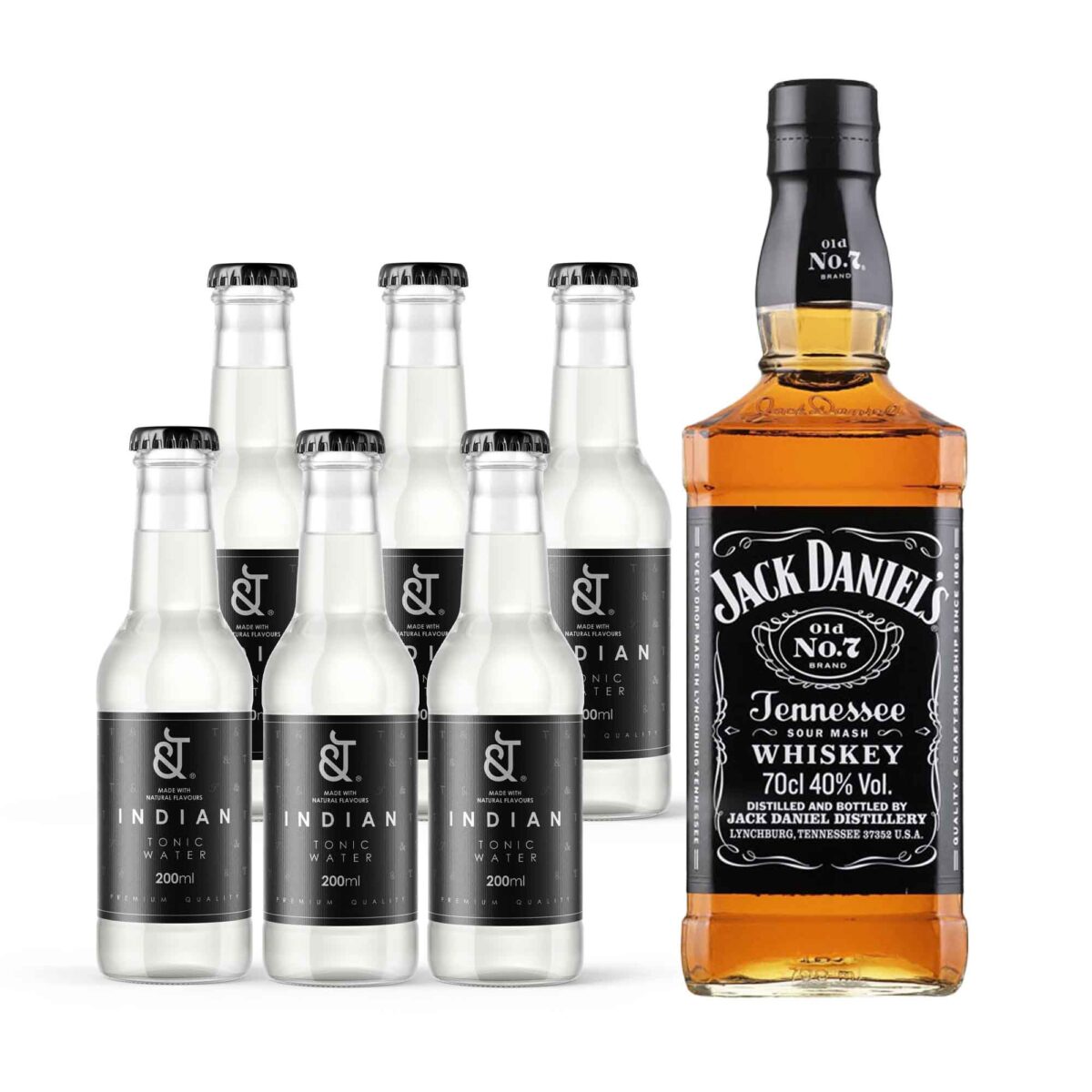 Jack Daniel's Apple Whiskey + Fentimans Ginger Ale (Whisky & Mixer