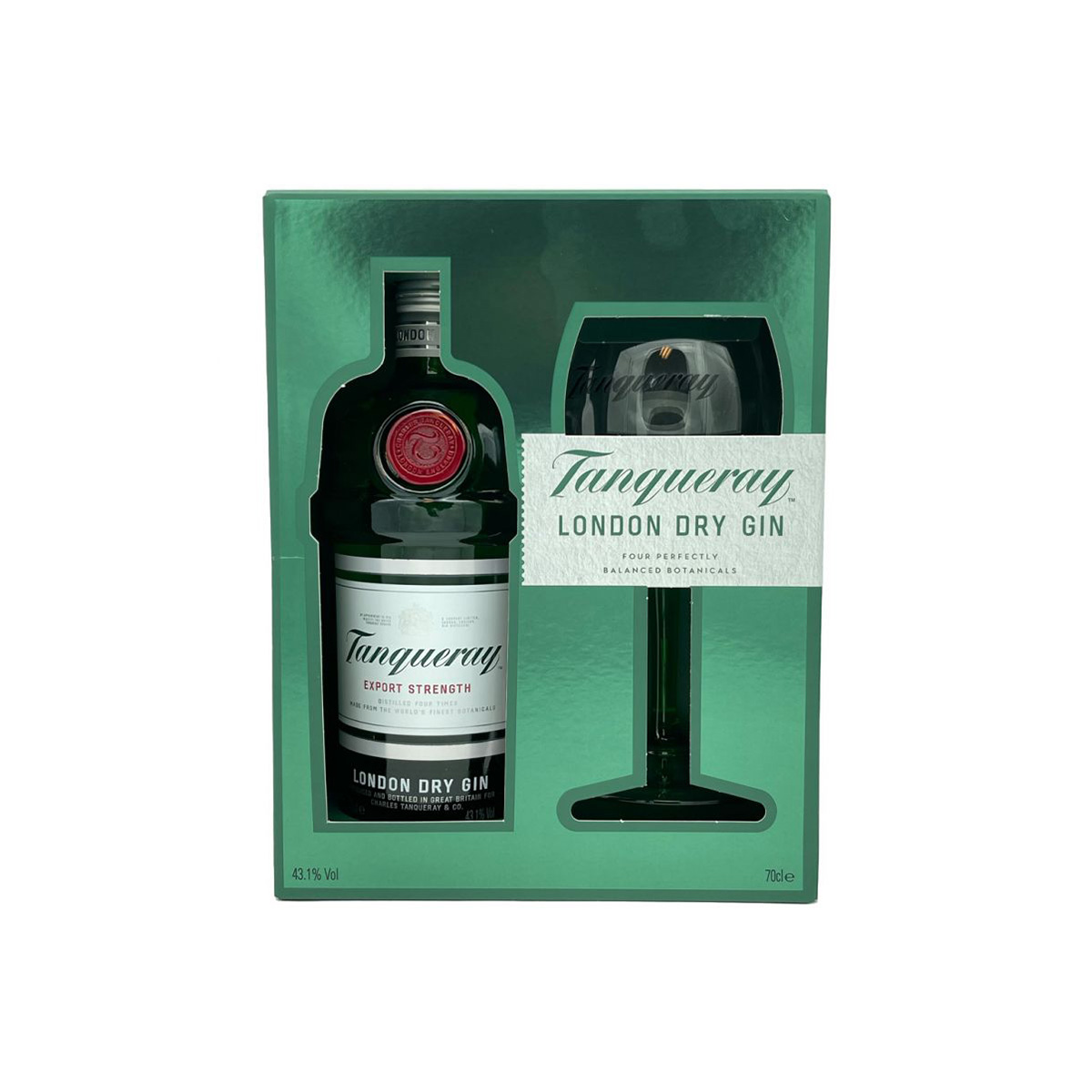 (DD+Pohár) Dry 43,1%) Gin Tanqueray London | (0,7l; Mixery