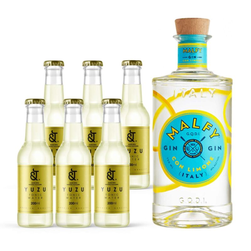 Malfy Gin con Limone + &T Yuzu Tonic